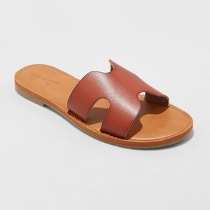 Universal Thread Jenny Brown Slide Sandal | 9